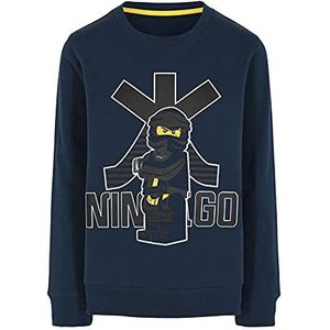 LEGO jongens ninjago trui sweatshirt, Donker Navy, 104 cm