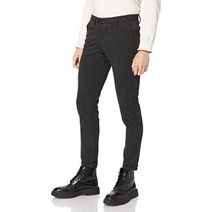 JACK & JONES JEANS INTELLIGENCE Gemêleerde Slim Fit Pantalon JJIMARCO JJCONNOR Dark Grey