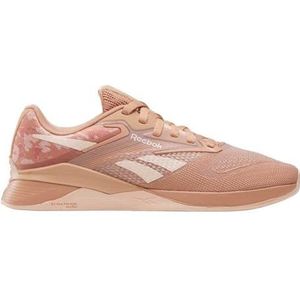 Reebok Nano X4 Sneaker voor dames, Clay Washed Clay White, 37 EU