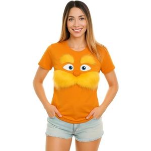 ComfyCamper Oranje snor shirt voor kinderen meisjes jongens volwassenen mannen vrouw, dames, dames, XL