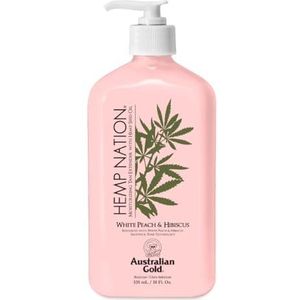 Australian Gold - Hemp Nation White Peach & Hibiscus Tan Extender Body Lotion 535 ml