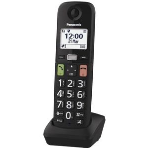Panasonic - KX-TGUA10EXB - Draadloze Telefoonhandset - Zwart - Voor KX-TGU130/KX-TGU110