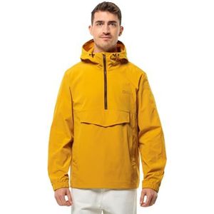 Jack Wolfskin Desert Wind Overhead jas, curry, S heren, Curry, S