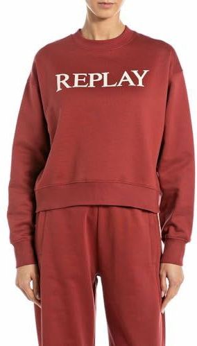 Replay - W3461b.000.23802 - Sweatshirt - Dameskleding - Katoenen Badstof Fleece
