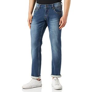 Timezone Edwardtz Slim Jeans voor heren, blauw (White Used Wash 3300), 33W / 34L