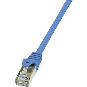 LogiLink CP1036D CAT5e SF/UTP patchkabel AWG26 blauw 1,00m
