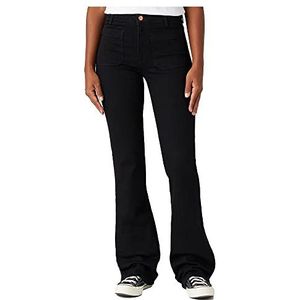 Wrangler Flare Jeans dames, retro zwart, 34W / 32L