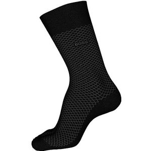BOSS Dean mercerized cotton micro-design dress sock