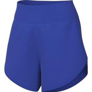 Nike Dames Shorts W Nk Bliss Df Hr 3In Br Short, Hyper Royal/Reflective Silv, DX6018-405, L