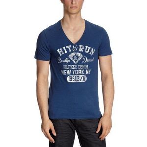 Hilfiger Denim Fry T-shirt met korte mouwen voor heren - blauw - XXL