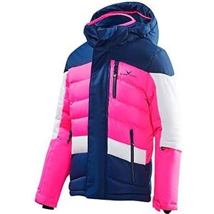Black Crevice Kinderen (Unisex) ski-jas, blauw/roze/wit, 152
