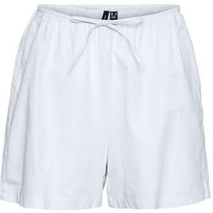 VERO MODA Vmgili Hw WVN Ga Shorts voor dames, wit (bright white), S