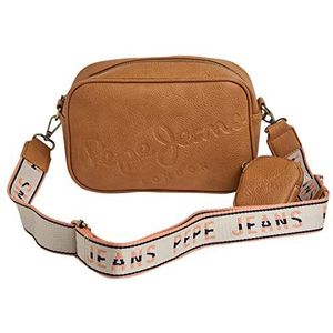 Pepe Jeans Dames Bassy23 Crossbody tas, one size, camel, Eén maat