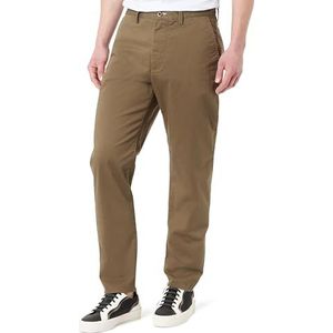 GANT TAPERED TWILL CHINOS, Juniper Green., 31W / 32L