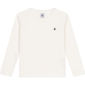 Petit Bateau Shirt met lange mouwen voor kinderen en jongeren, Marshmallow, 5 jaar