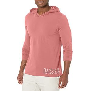 BOSS Identity Lounge T-shirt met lange mouwen voor heren, Open Roze, L