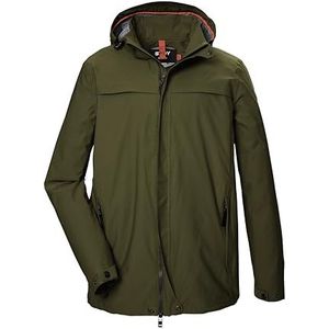 STOY Functionele herenjas/outdoorjas waterdicht met afritsbare capuchon - grote maten STS 14 MN JCKT, olijf, 5XL, 43102-000