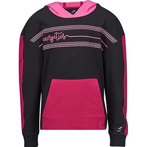 ENERGETICS Unisex Gantaloupe capuchontrui, zwart/roze, 128