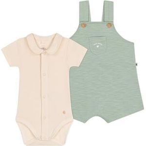 Petit Bateau Uniseks overall voor baby's, HERBIER, 0 Maanden