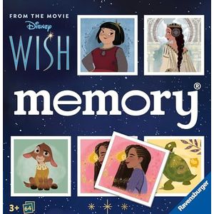 Ravensburger memory® Disney Wish - 22595 - Der Gedächtnisspiel-Klassiker für die ganze Familie ab 3 Jahren bei dem kein Wunsch unerfüllt bleibt
