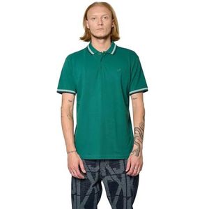 Kaporal, Poloshirt voor heren, regular fit, korte mouwen, polokraag, model Rayoc, kleur: groen, maat XL, Groen, XL