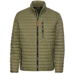 camel active Gewatteerde herenjas van gerecycled polyamide, donkergroen, 52