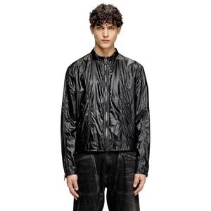Diesel - J-Clays Jacket - Leren Jas - Zwart