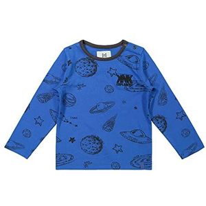Koko Noko Jongens shirt, bright blue, 12 Maanden