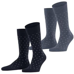 Esprit - Fine Dot - Herensokken - Veelkleurig - 2-Pack - Duurzaam Organisch Katoen