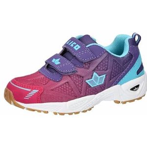 Lico Flori VS indoor gymschoenen voor jongens, uniseks, roze/lila/turquoise, 25 EU, roze, paars, turquoise, 25 EU