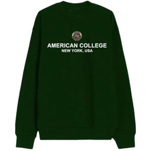 American College Sweatshirts – donkergroen – 8 jaar, Donker Groen, 8 Jaren