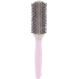 Zenner Deluxe Toupeerborstel – Borstel met Stevige Nylonharen en Uitschuifbare Scheidingspunt – Voor Volume, Haarverdelen en Nauwkeurige Styling