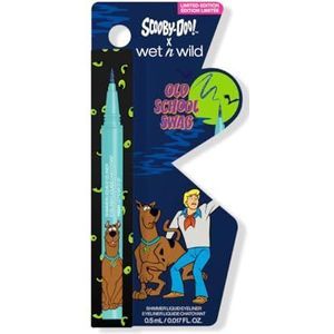 Wet n Wild Scooby-Doo Old Scholl Swag, Vloeibare Eyeliner met Flexibele Borstel voor Ultieme Precisie, Semi-Doorzichtige Opbouwbare Formule en Micro-Glitter Afwerking, Let's Split Up Shade