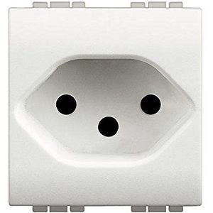 Legrand N4164/13 LL stopcontact Zwitserland, wit