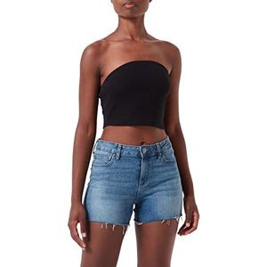 ONLY Dames Onlnessa S/L Bandeau JRS Top, zwart, L