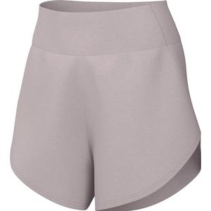 Nike Dames Shorts W Nk Bliss Df Hr 3In Br Short, Platinum Violet/Reflective Silv, DX6018-019, XS