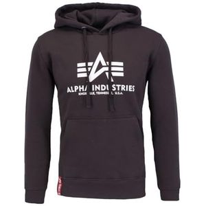 Alpha Industries Basic Hoody Sweat met capuchon voor heren Hunter Brown