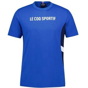 Le Coq Sportif Uniseks T-shirt, Lapis blauw, L