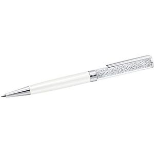 Swarovski Crystalline balpen, Wit, Verchroomd