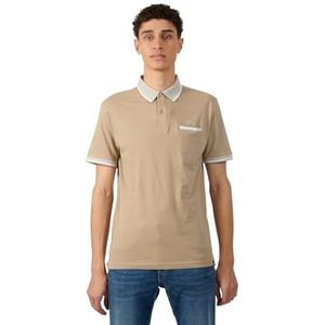 Kaporal, Polo, model Chun, heren, beige, M; regular fit, korte mouwen, polokraag, Beige, M