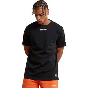 STARTER - BLACK LABEL - T-shirt - Zwart - Katoen