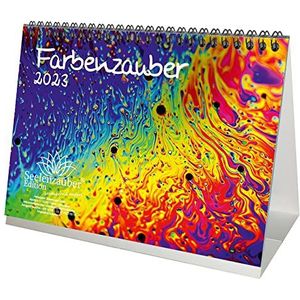 Farbenzauber DIN A5 tafelkalender voor 2023 kleuren kleuren - zielenzauber