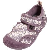 Huisschoenen - Bloemenprint - Textiel - Platte Hak