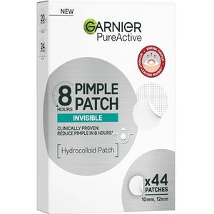 Garnier Hautklar 8H Pimple Patches van hydrocolloïde, vermindert de zichtbaarheid van puistjes in 8 uur, XXL verpakking met 44 patches