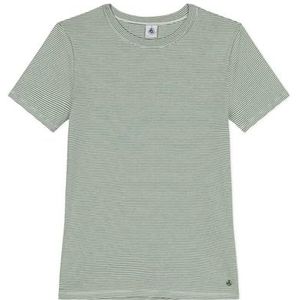 Petit Bateau T-shirt met korte mouwen voor dames, Palm Marshmallow, XXS