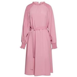LEOMIA Midi-jurk voor dames, roze, XXL