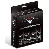 Fender® »CUSTOM SHOP DELUXE GUITAR CARE SYSTEM« Onderhoudsset voor instrumenten - 4 verschillende onderhoudsmiddelen