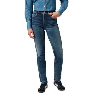 Wrangler Straight Jeans voor dames, Harmony Blues, 33W / 30L