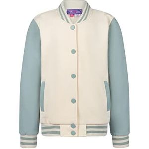 myMo KIDS meisjes collegejas van sweat, grijs melange mint, 152 / 12Y, grijs melange mint, 152 cm