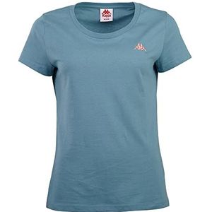 Kappa Dames Women, Slim Fit T-shirt, Adriatic Blue., L